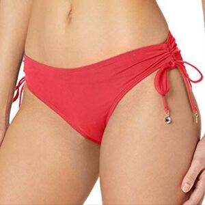 Anne Cole Coral Side Tie Bikini Bottoms